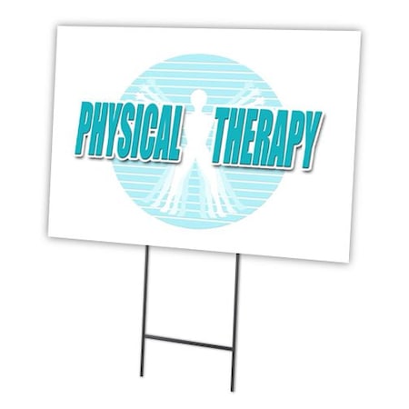 Physical Therapy Yard Sign & Stake Outdoor Plastic Coroplast Window